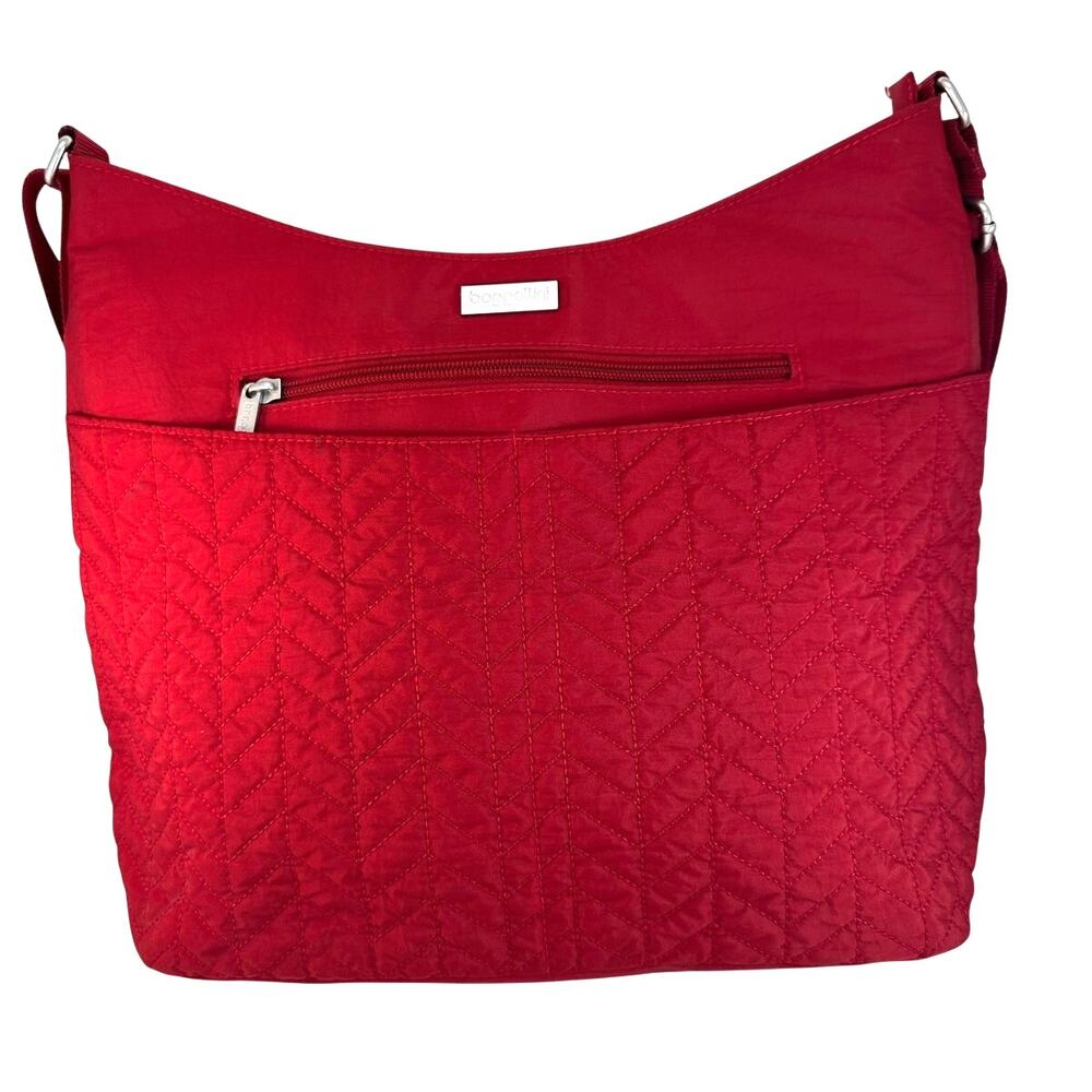 Baggallini Red Quilted Crossbody